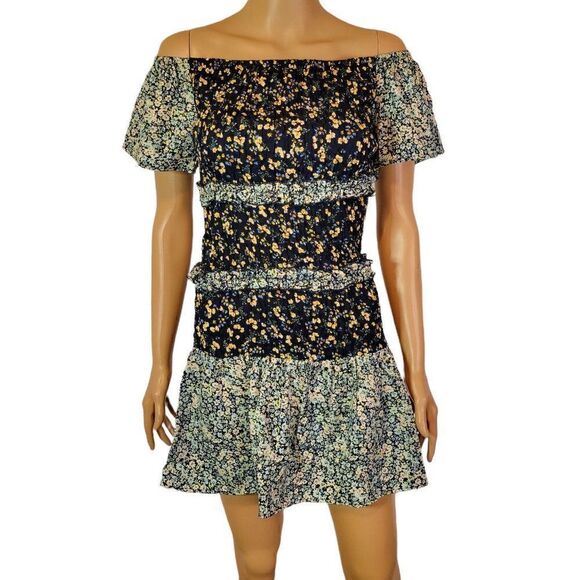 Style House Mini Tiered Floral Dress (Size S) - Picture 2 of 9